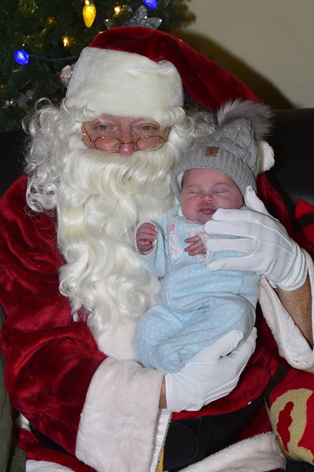 Santa and baby