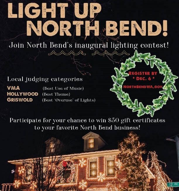 LIght Up North Bend Contest Poster2 (1)