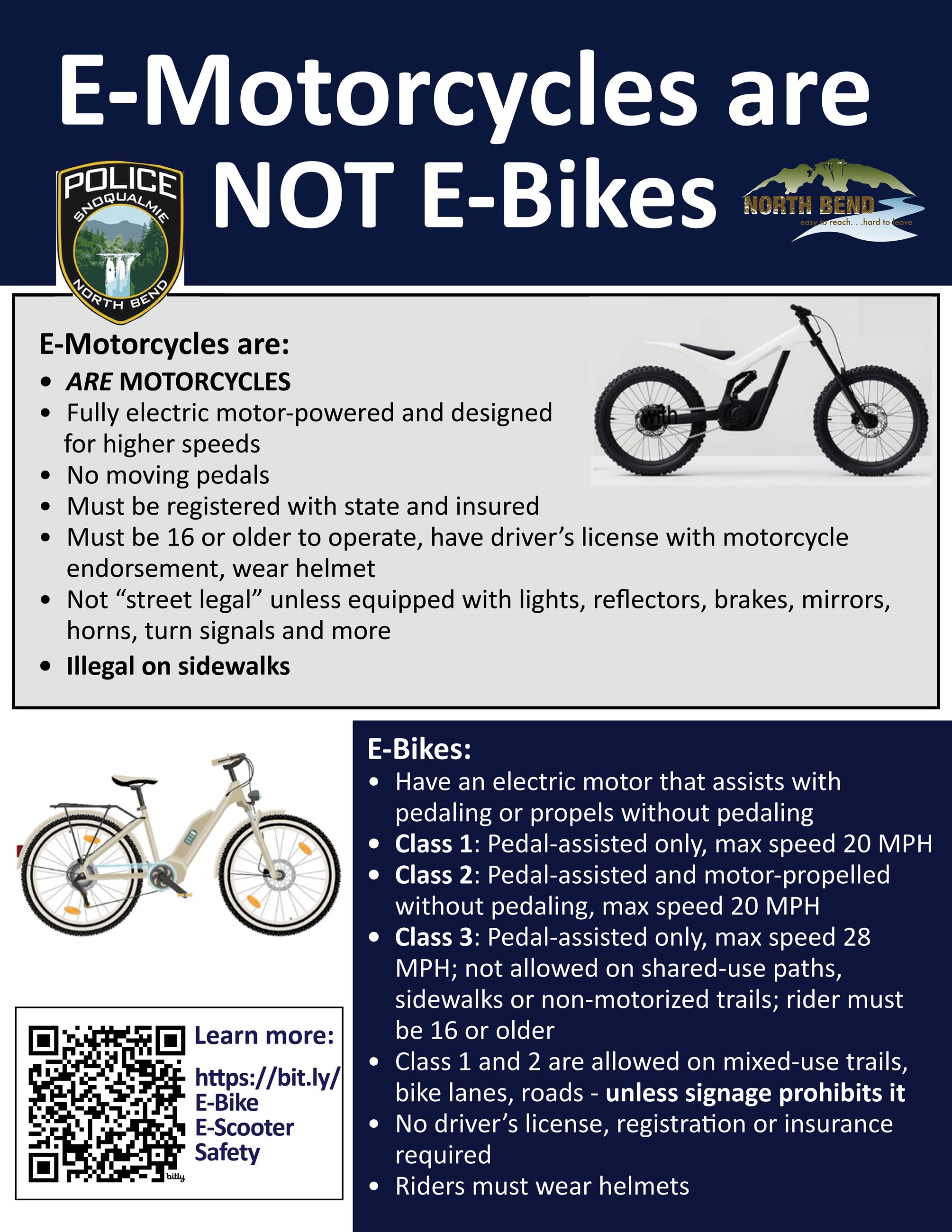 E-Bikes, E-Motorcycles inforgraphic, June 2025