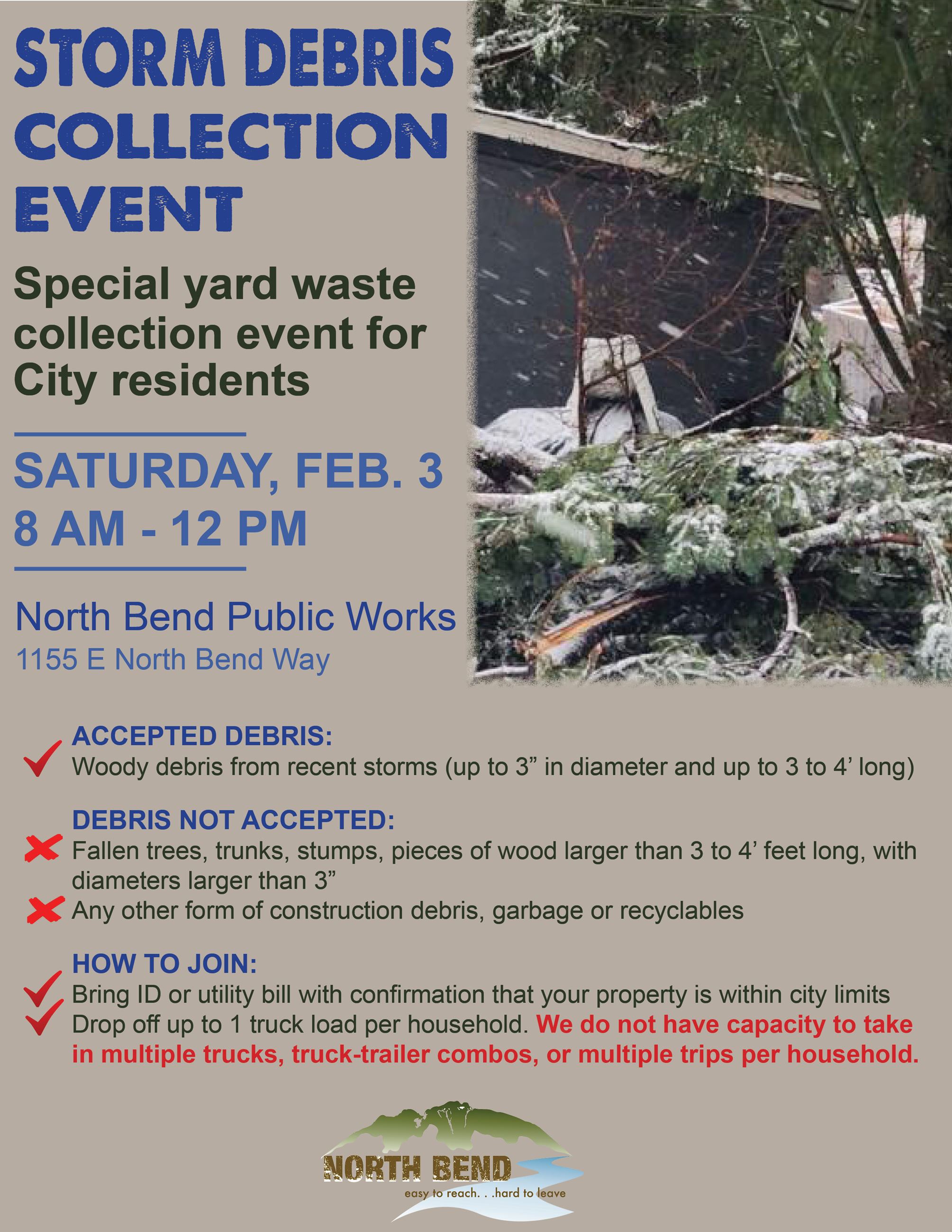Special Yard Waste Collection Event