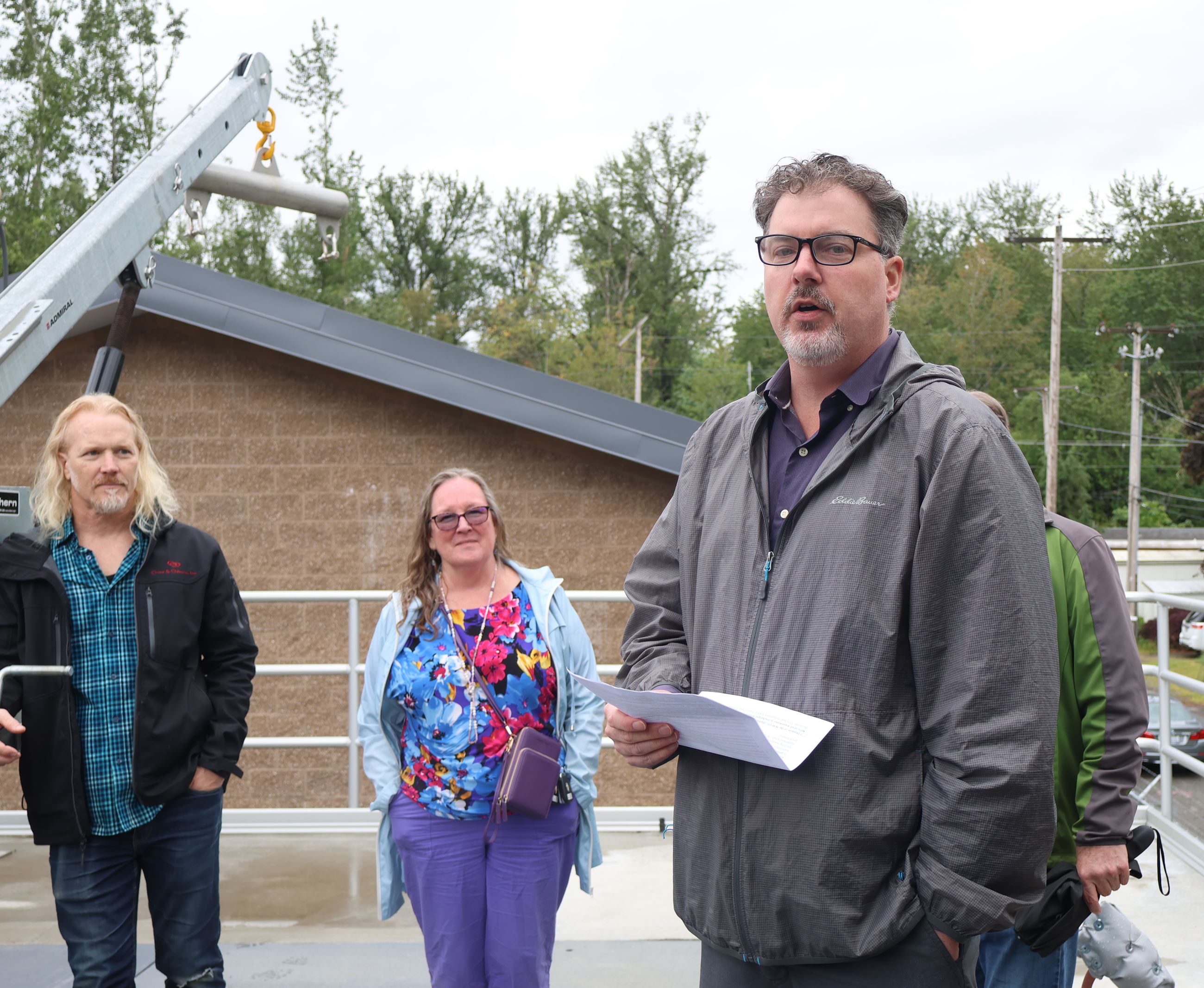 Wastewater Treatment Plant High Priority Improvements Project ribbon cutting